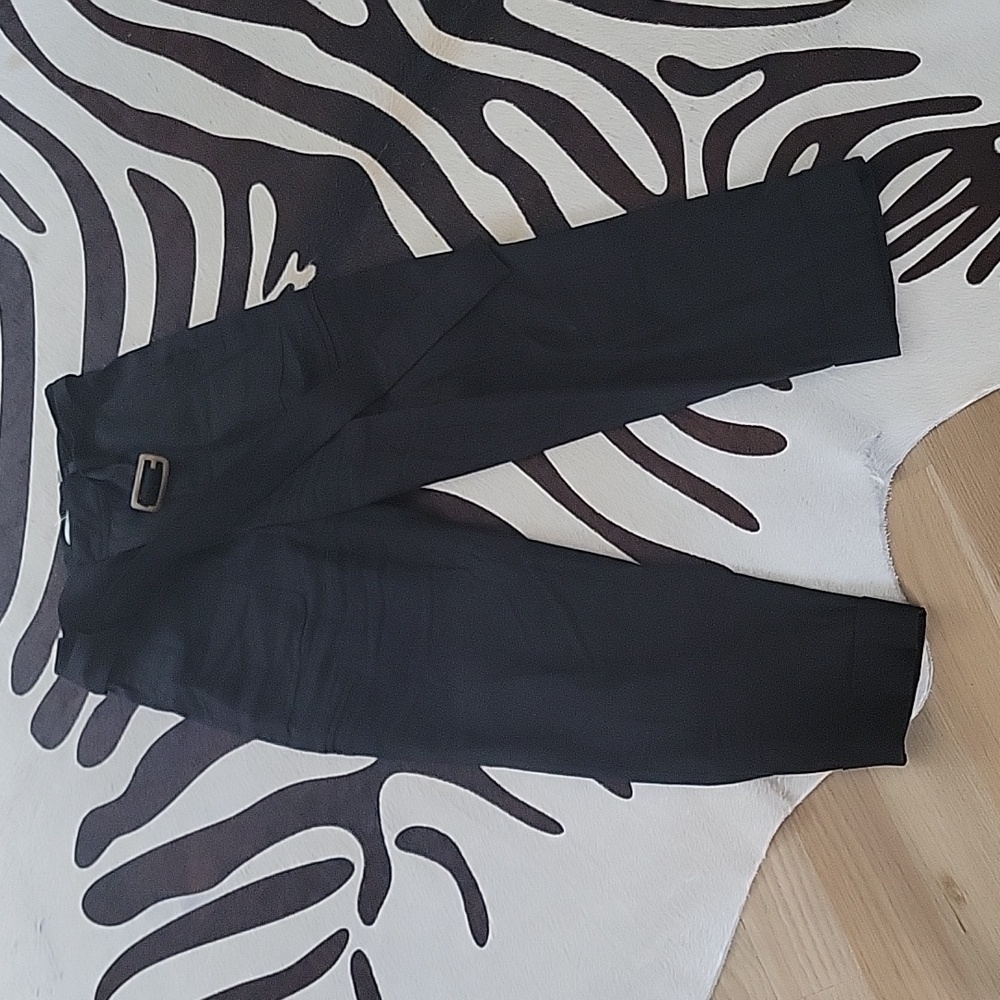 Vince linen pants with tortis belt